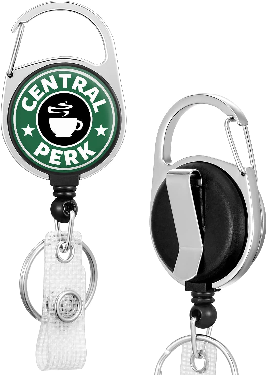 Sidekick Twist-Free Breakaway Lanyard Badge Holder and Retractable Keychain