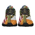 thumbnail image 5 of Irish Celtic Knot Cross St Patrick's Day Ireland American flag Shoes Sneakers Black Size 10, 5 of 7