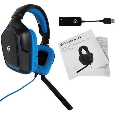 Logitech G430 Stereo Gaming Noise-cancelling Wired Gaming Headset For PC, PS3, PS4 (981-000536) (Non-Retail
