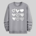 thumbnail image 5 of PNTUTB Men's Valentine's Day Fashion Print Long Sleeve Classic Crew Neck Pullover Casual Loose Comfort Sweatshirts, 5 of 6