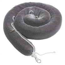 Pig Sorbent Boom, 24 gal, 5 in x 10 ft, Oil, Black, White, 4 PK BOM412