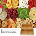 thumbnail image 3 of BESTYASH Brown Plastic 4Compartment Dry Fruit Serving Case for Storage and Home Decoration, 3 of 8