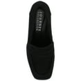 thumbnail image 5 of Journee Womens Malleah Loafer Style Stacked Heel Pumps, Widths Available, 5 of 10