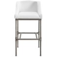 thumbnail image 2 of Home Square Metal Counter Height Stool in White Fabric - Set of 2, 2 of 11