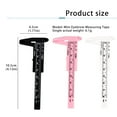 thumbnail image 5 of Aellinatey 80mm Plastic Eyebrow Measuring Ruler Brow Mapping Vernier Brow Makeup Tool, 5 of 11