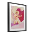 thumbnail image 2 of Stupell Industries Modern Cupid Shooting Arrow with Heart Black Framed Print Under Glass, 13 x 16, by The Prints Vibe, 2 of 8