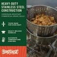 thumbnail image 4 of Bayou Classic 10 qt. Stainless Steel Fry Pot with Basket & Thermometer, 4 of 9