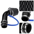 thumbnail image 1 of Aramox 76 mm 3 pulgadas Universal aleación de aluminio y fibra Kit de tubo de manguera de inducción de filtro de manguera de entrada de aire frío para automóvil ANGGREK Otros, 1 of 8