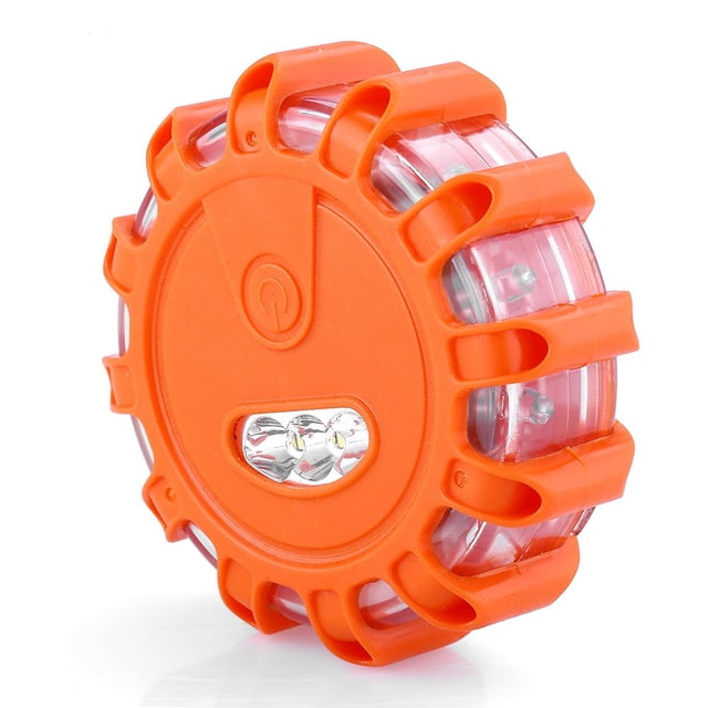 Luz de advertencia intermitente de emergencia de seguridad vial magnética de 15 LED para coche, camión y barco.