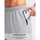thumbnail image 4 of Pantalones cortos para correr Pudolla para hombre, entrenamiento atlético, con bolsillos, 4 of 7