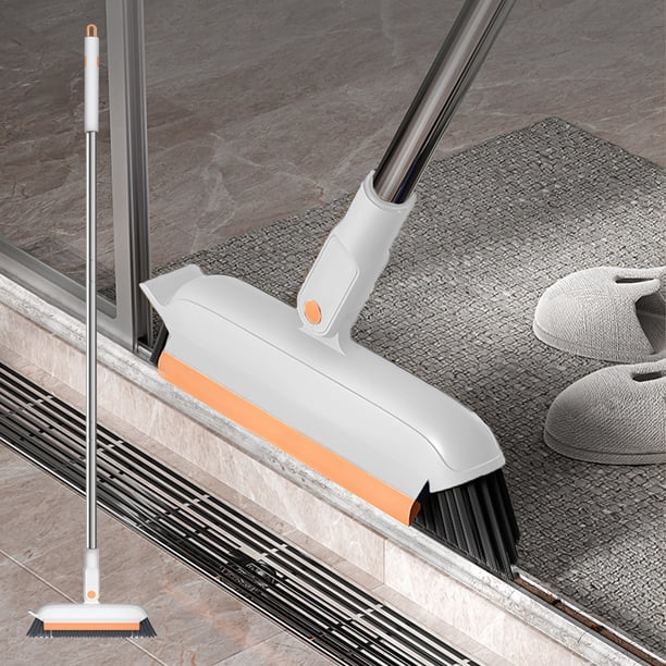 Dvkptbk Portable Broom Floor Scrub Brush with Long Handle in 1