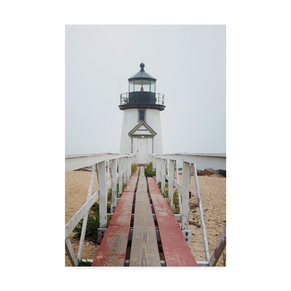 Trademark Fine Art 'Brant Point Lighthouse' Canvas Art by Laura Marshall