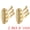 Gold, variant on Unique Bargains 2Pcs Utility Hooks Metal Durable Hooks Copper