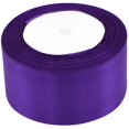 thumbnail image 1 of 2 inches 25 Yards Purple Satin Ribbon Perfect for Wedding, Gift Wrapping, 1 of 3