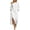 White, variant on Guieoi Shift Dresses for Women 2026 Fall Off-Shoulder Long-Sleeve Slit Dress with Pockets Loose-Fit Maxi Casual Dress Black M