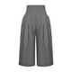 thumbnail image 4 of ICHUANYI Clearance Women's Loose Wide Leg Pants High Waist Straight Pants Casual Pants(Gray, XL) ICHUANYI WER2023080706166, 4 of 5