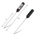 thumbnail image 6 of Digital Meat Thermometer, Instant Read Food Thermometer, Cooking Thermometer for Cooking, Grilling BBQ Black 8.9in, 6 of 6