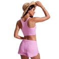 thumbnail image 2 of CRZ YOGA Racerback Bikini Tops for Women Padded High Neck Modest Swim Sports Bathing Bra, 2 of 5