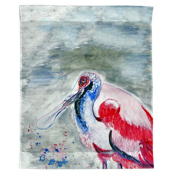 Betsy Drake TP1015 24 x 30 in. Amelia Spoonbill Outdoor Wall Hanging