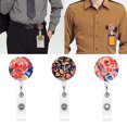 thumbnail image 4 of 3 Pieces Retractable Badge Holder Reel - Holder Reel with Metal Belt Clip for Office Worker - A, 3..5cm A, 4 of 7