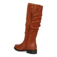 thumbnail image 3 of Women's Round Toe Slouchy Low Block Heel Knee High Boots 19769, 3 of 6