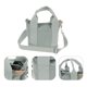 thumbnail image 3 of Bolso de mano de lona versátil para mujer, bolso cruzado, bolso de hombro, bolsa de almuerzo multifuncional, bolso de mano para viaje de trabajo, 3 of 5