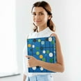 thumbnail image 6 of FORMRS 3 Ring Binder 1.5 inch with Pockets Clip Board 200 Sheets Capacity, Blue Abstract, 6 of 8