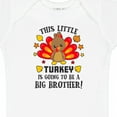 thumbnail image 4 of Inktastic This Little Turkey is Going to Be a Big Brother Boys Baby Bodysuit, 4 of 5