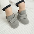 thumbnail image 5 of HsdsBebe Baby Girls Boys Cotton Boots Newborn Winter Cozy Fleece Booties Infant Socks Shoes for 0-18 Months, 5 of 7