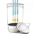 thumbnail image 2 of 77JC Artist Portable Brush Washer Art Brush Organizer Holder Cleaner with Spring Clip Durable for Paint Brush Cleaning Drying, 2 of 5
