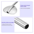 thumbnail image 3 of Uxcell 8Pack 7.3" Stainless Steel Spoon Straw Reusable Long Handle Straw Spoon Silver, 3 of 6
