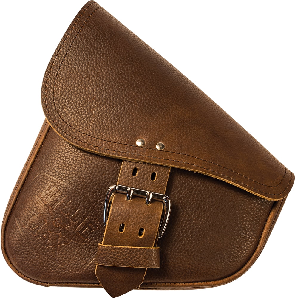 willie and max leather saddlebags