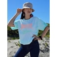 thumbnail image 2 of Good Heart Bad Influence Tie Dye Cyclone Women -Image by Shutterstock, Female Large, 2 of 4