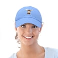 thumbnail image 5 of DALIX Cute Moose Hat Baseball Cap in Light Blue, 5 of 6
