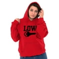 thumbnail image 4 of Low Key Nerd Sarcastic Pun Funny Geek Hoodie Sweatshirt Women Men Brisco Brands L, 4 of 6