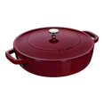 thumbnail image 1 of STAUB Braisers Poêle à Sauté Ronde en Fonte 3,7 L, Bordeaux, 1 of 6