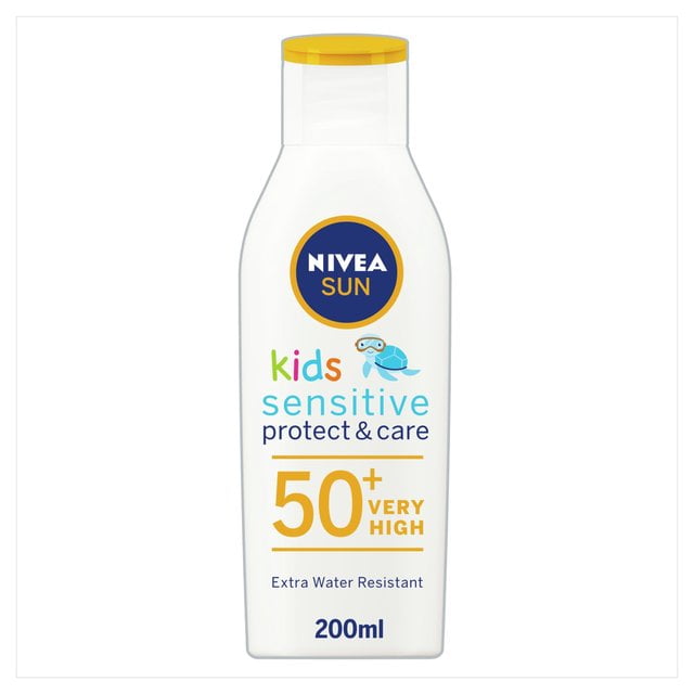 hurken Renovatie navigatie Nivea Sun Kids Sensitive Lotion 50+ 200ml - European Version NOT North  American Variety - Imported from United Kingdom by Sentogo - SOLD AS A 2  PACK - Walmart.com