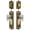 Vintage Brass, variant on Grandeur 828864 Windsor Solid Brass Single Cylinder Keyed Entry Knobset And Deadbolt Combo