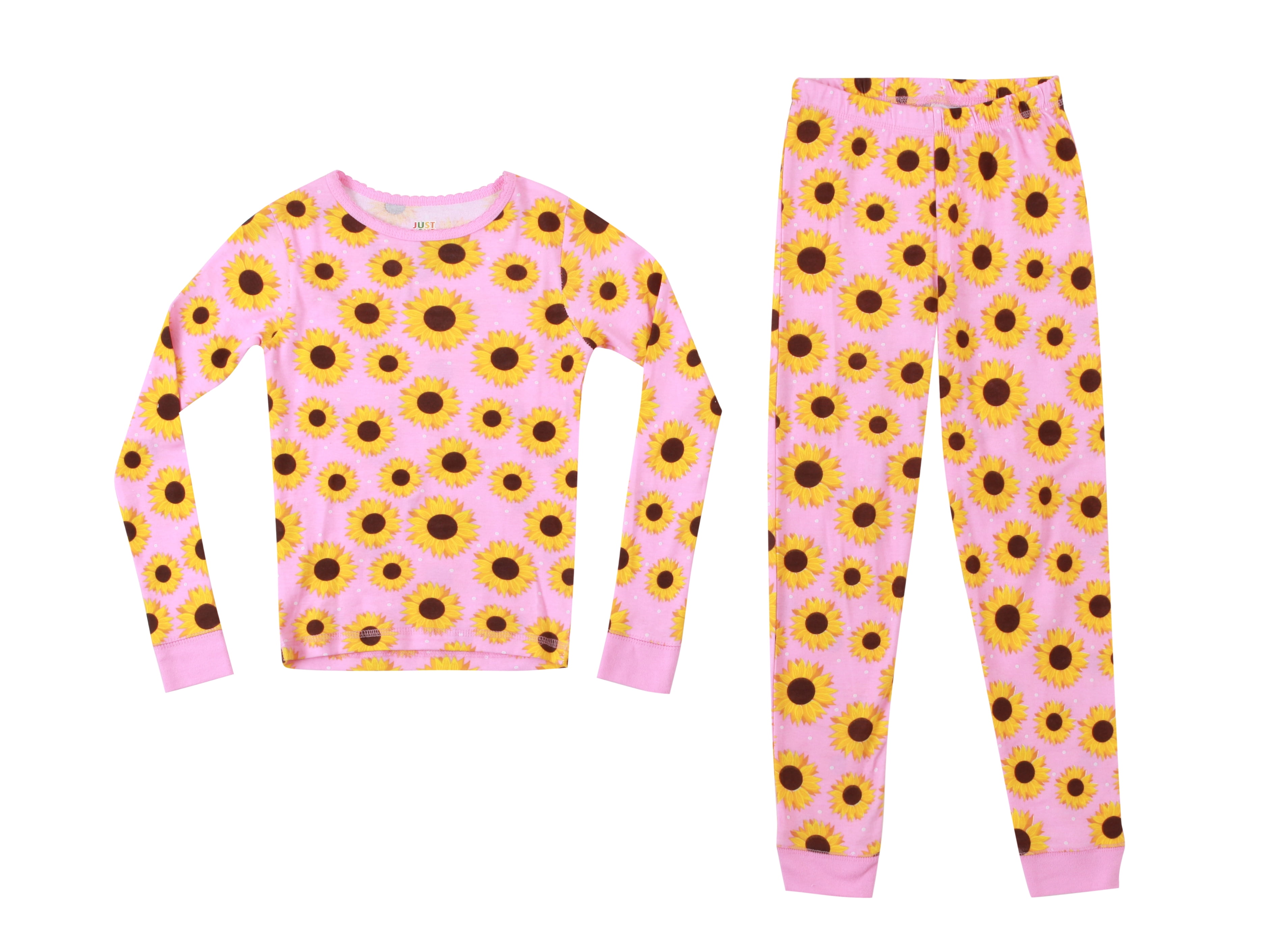 Just Love Mommy and Me Pajamas Set (Sunflower, Girls 4)
