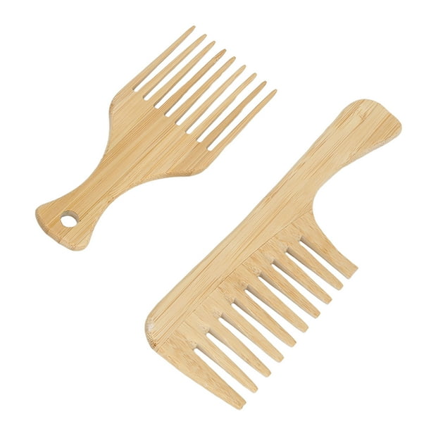 Peine De Bambú Para Recoger El Cabello, Promueve La Circulación Sanguínea, Peine De Bambú Antiestático Para Desenredar El Cabello Para árboles Para Hombres