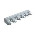 thumbnail image 1 of Organizador de pared para escobas, cepillos y trapeadores (5 posiciones y 6 ganchos), 1 of 12