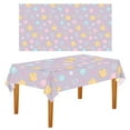 thumbnail image 1 of Easter Tablecloth Chick Rabbit Easter Egg Print Waterproof Disposable Tablecloth for Spring Easter Party Decoration, Style 05, 137*178CM, 1 of 6