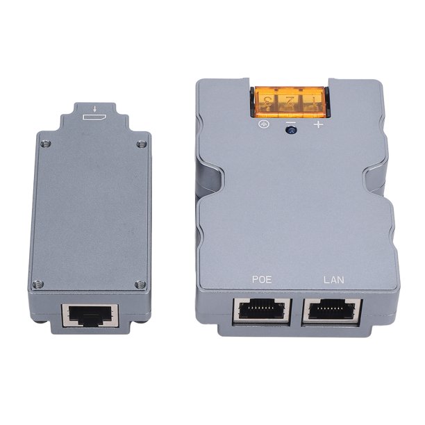 Juego De Inyectores Gigabit PoE, Blindaje ESD, Conectividad Segura De Alta Velocidad, Kit De Adaptador PoE Pasivo, Protector De Subtensión Resistente Multifuncional Para El Hogar