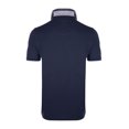 thumbnail image 3 of Hugo Boss Knit Polo Shirt in Navy & Gray, 3 of 3