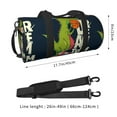 thumbnail image 4 of Fotbe Dinosaur Basketball Player Pattern Foldable Sports Gym Bag with Wet Dry Pocket, Ultralight Travel Bag, Large Capacity Duffel Bag, Splash Proof Carry on Bag, Overnight Bag, Weekender Bag, 4 of 8