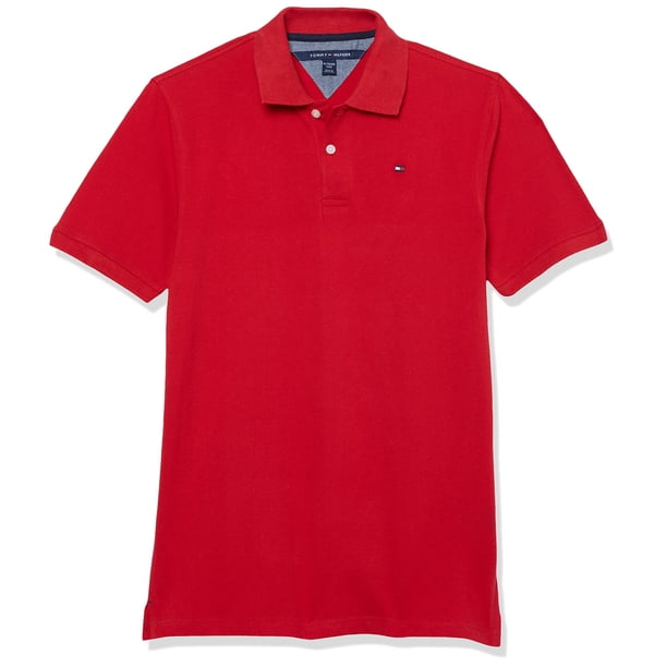 Polo Tommy Hilfiger de manga corta para niños Ivy Scarlet 16-18
