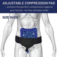 thumbnail image 3 of Cinturón Para Hernia De Tamamo Ajustable Para Hombres Y Mujeres, Diseño De Color Negro, Fácil De Usar, Proporciona Alivio Para La Hernia, Material De Espuma, 3 of 7