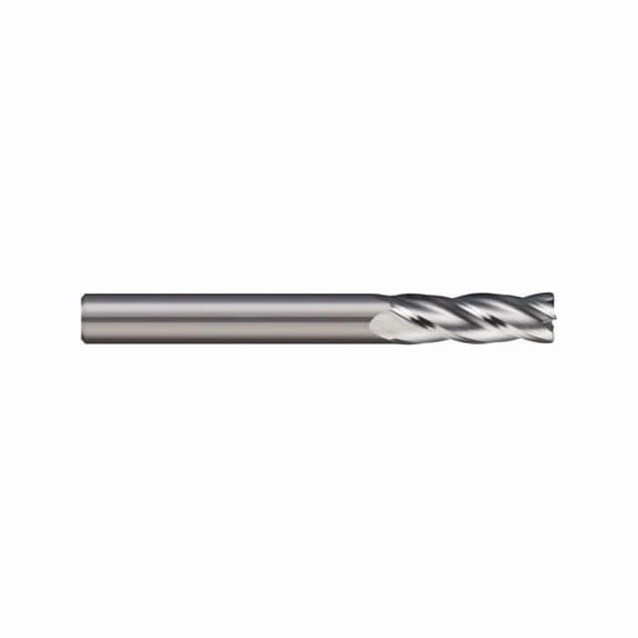 Micro 100 Carb End Mill,3/16 In,2FL,CC,Uncoated GEC-187-2-030