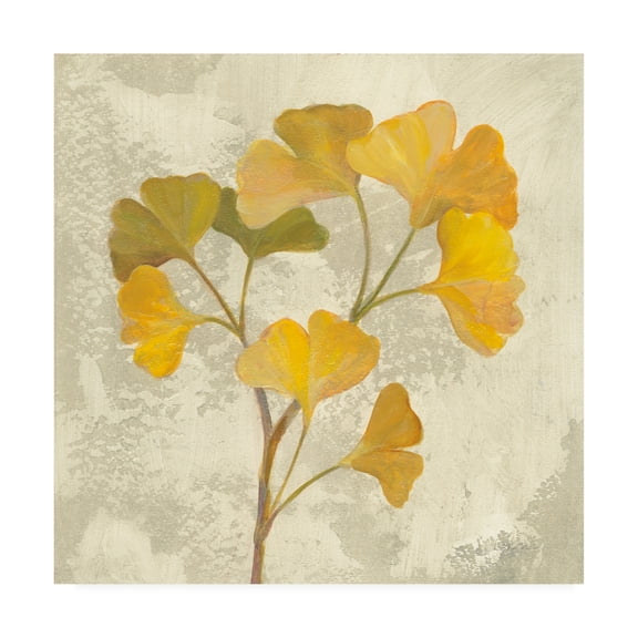 Trademark Fine Art 'November Leaves III' Canvas Art by Silvia Vassileva
