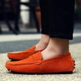thumbnail image 4 of asdoklhq Men's Casual Shoes Wide Width On,Summer Men's Slip-On Peas Shoes Wild Suede Comfortable Casual Breathable Shoes, 4 of 8